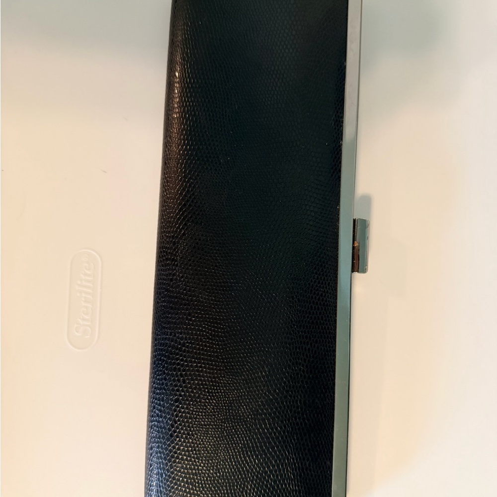 Aldo Black Textured Evening Clutch